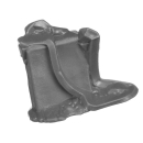 Warhammer 40k Bitz: Death Korps of Krieg - Command Squad - Torso F4b - Pouch, Left