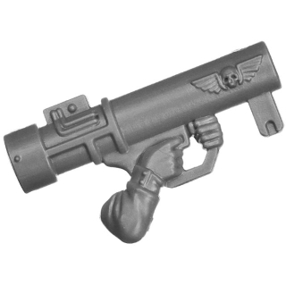 Warhammer 40k Bitz: Astra Militarum - Cadia Heavy Weapons Squad - Waffe E1c - Raketenwerfer, Rechts