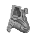 Warhammer 40k Bitz: Astra Militarum - Cadia Heavy Weapons Squad - Torso C1d - Sergeant, Leg, Left