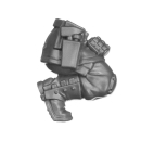 Warhammer 40k Bitz: Astra Militarum - Cadia Heavy Weapons Squad - Torso C3c - Sergeant, Bein, Rechts