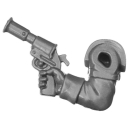 Warhammer 40k Bitz: Astra Militarum - Cadia Heavy Weapons Squad - Torso C3e - Sergeant, Pistol, Right