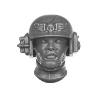 Warhammer 40k Bitz: Astra Militarum - Cadia Heavy Weapons Squad - Torso E2d - Kopf