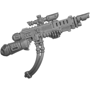 Warhammer 40k Bitz: Astra Militarum - Cadia Kasrkin - Torso D2a - Hochenergie-Lasergewehr