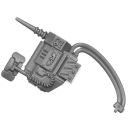 Warhammer 40k Bitz: Astra Militarum - Cadia Kasrkin - Torso D3c - Hot-Shot Lasgun, Power-Pack