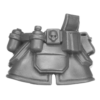 Warhammer 40k Bitz: Astra Militarum - Cadia Kasrkin - Torso F1e1 - Front, Offene Tasche