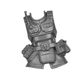 Warhammer 40k Bitz: Astra Militarum - Cadia Kasrkin - Torso G1b - Front