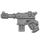 Warhammer 40k Bitz: Death Korps of Krieg - Combat Engineers - Torso A3f - Autopistol, Right