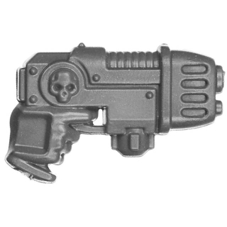 Warhammer 40k Bitz: Death Korps of Krieg - Combat Engineers - Torso A3d - Plasma Pistol, Right