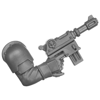 Warhammer 40k Bitz: Death Korps of Krieg - Combat Engineers - Torso D3a - Autopistol, Right