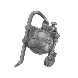 Warhammer 40k Bitz: Death Korps of Krieg - Combat Engineers - Accessory E2 - Combat Pack+Crowbar