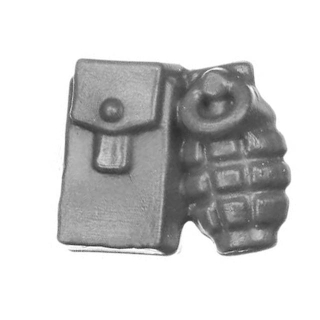 Warhammer 40k Bitz: Death Korps of Krieg - Combat Engineers - Accessory M - Grenade+Pouch
