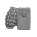 Warhammer 40k Bitz: Death Korps of Krieg - Combat Engineers - Accessory M - Grenade+Pouch