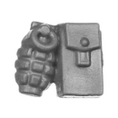 Warhammer 40k Bitz: Death Korps of Krieg - Combat Engineers - Accessoire N - Granate+Tasche