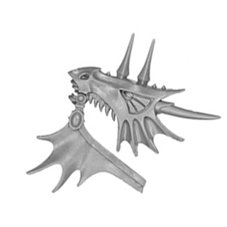 Warhammer ToW Bitz: Reiche der Hochelfen - Drachenprinzen von Caledor - Elfenross B5 - Kopf, Links