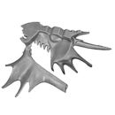 Warhammer ToW Bitz: Reiche der Hochelfen - Drachenprinzen von Caledor - Elfenross B6 - Kopf, Rechts
