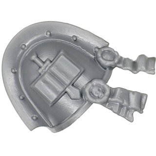 Warhammer 40K Chaos Knights War Dogs Shoulder Pads – Unassembled Bits