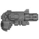 Warhammer 40k Bitz: Blood Angels - Captain - Torso C1c - Inferno Pistol, Right