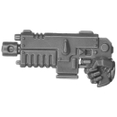 Warhammer 40k Bitz: Blood Angels - Captain - Torso C1d - Heavy Bolt Pistol, Right