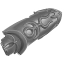Warhammer 40K Bitz: Emperors Children - Flawless Blades - Torso A2b - Knee Armor, Right