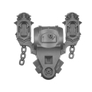 Warhammer 40K Bitz: Emperors Children - Noise Marines - Rückenmodul A1a - Front