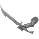 Warhammer 40K Bitz: Emperors Children - Noise Marines - Waffe I1b - Energieschwert, Rechts