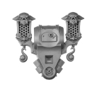 Warhammer 40K Bitz: Emperors Children - Noise Marines - Rückenmodul F1a - Front