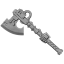 Warhammer 40k Bitz: Space Wolves - Blood Claws - Torso B5c - Power Axe, Left