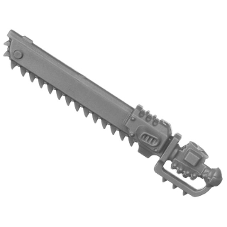 Warhammer 40k Bitz: Space Wolves - Blood Claws - Torso B5d - Kettenschwert, Links