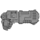 Warhammer 40k Bitz: Space Wolves - Blood Claws - Torso B7b - Plasma Pistol, Right