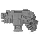 Warhammer 40k Bitz: Space Wolves - Blood Claws - Torso B7c - Boltpistole, Rechts