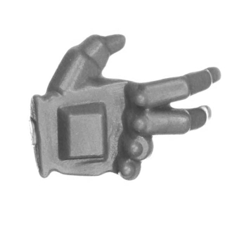 Warhammer 40k Bitz: Space Wolves - Blood Claws - Torso D3c - Hand, Right