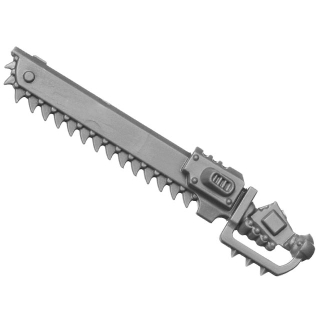 Warhammer 40k Bitz: Space Wolves - Blood Claws - Torso D6b - Chainsword, Left