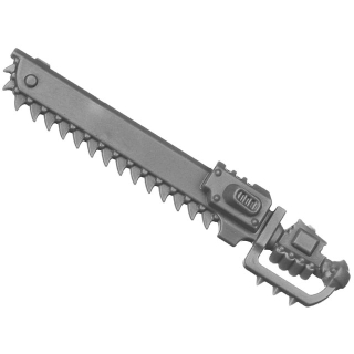 Warhammer 40k Bitz: Space Wolves - Blood Claws - Torso E4b - Chainsword, Left