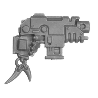 Warhammer 40k Bitz: Space Wolves - Blood Claws - Torso E3b - Bolt Pistol, Right