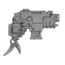 Warhammer 40k Bitz: Space Wolves - Blood Claws - Torso E3b - Bolt Pistol, Right