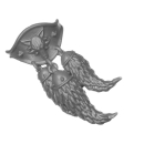 Warhammer 40k Bitz: Space Wolves - Grey Hunters - Torso A1c - Tabard, Rudelführer
