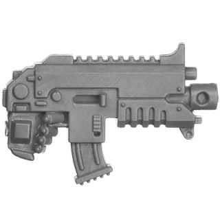 Warhammer 40k Bitz: Space Wolves - Grey Hunters - Torso A3c - Bolter, Rechts
