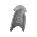 Warhammer 40k Bitz: Space Wolves - Grey Hunters - Torso D2d - Knee Armor, Left