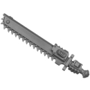 Warhammer 40k Bitz: Space Wolves - Grey Hunters - Torso D4b - Chainsword, Left