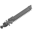 Warhammer 40k Bitz: Space Wolves - Grey Hunters - Torso D4b - Chainsword, Left