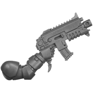 Warhammer 40k Bitz: Space Wolves - Grey Hunters - Torso E3a - Bolter, Rechts