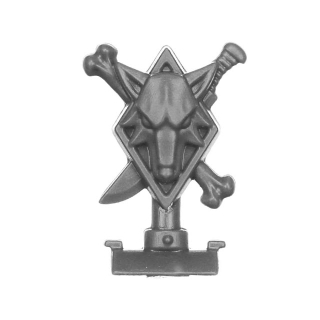Warhammer 40k Bitz: Space Wolves - Grey Hunters - Rückenmodul A1b - Ikone