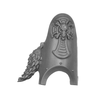 Warhammer 40k Bitz: Space Wolves - Wolf Guard - Torso A1c1 - Knee Armor, Right, Pack Leader