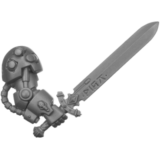 Warhammer 40k Bitz: Space Wolves - Wolfsgarde - Waffe G1 - Energieschwert, Rechts