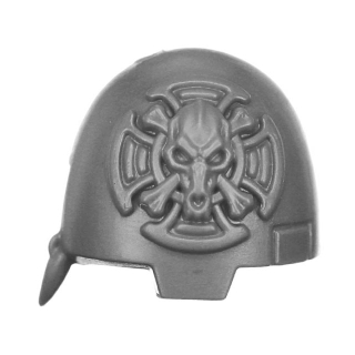 Warhammer 40k Bitz: Space Wolves - Wolf Guard - Shoulder Pad D1 - Left