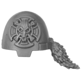 Warhammer 40k Bitz: Space Wolves - Wolf Guard - Shoulder Pad D2 - Left
