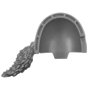 Warhammer 40k Bitz: Space Wolves - Wolf Guard - Shoulder Pad D2 - Left