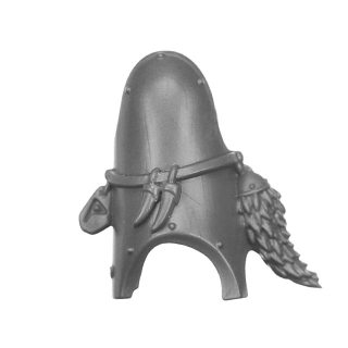 Warhammer 40k Bitz: Space Wolves - Wolf Guard - Torso C1f - Knee Armor, Left