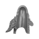 Warhammer 40k Bitz: Space Wolves - Wolf Guard - Torso C1f - Knee Armor, Left