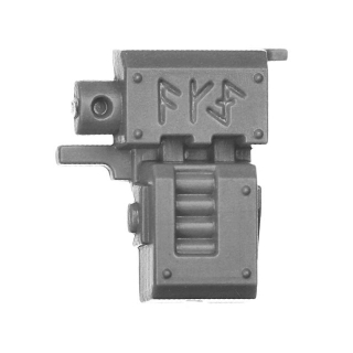 Warhammer 40k Bitz: Space Wolves - Wolf Guard - Weapon D5b - Storm Bolter, Front